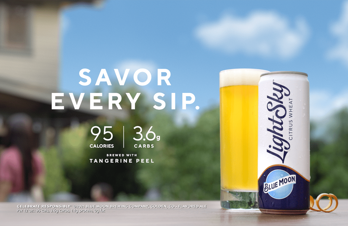 Blue Moon LightSky, one of craft beer’s fastestgrowing brands, unveils