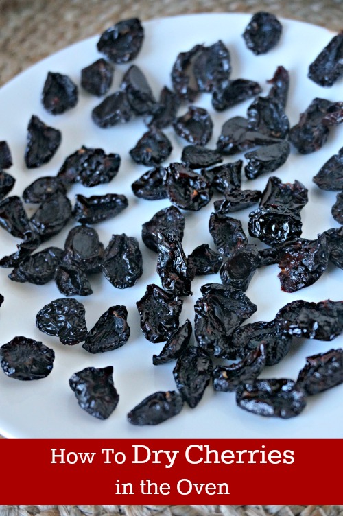How to dry cherries in the oven.