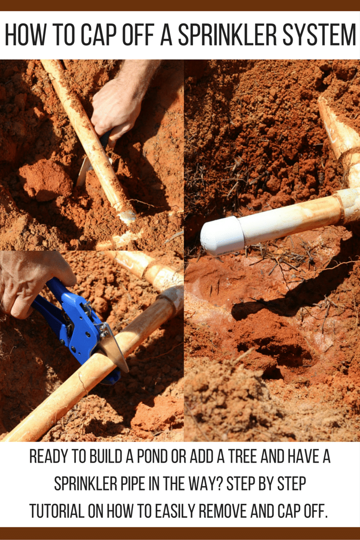 How to cap a Sprinkler head DIY