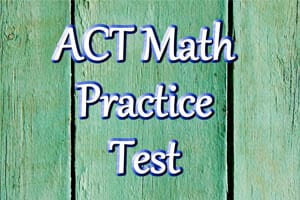 Act math worksheets with answers pdf