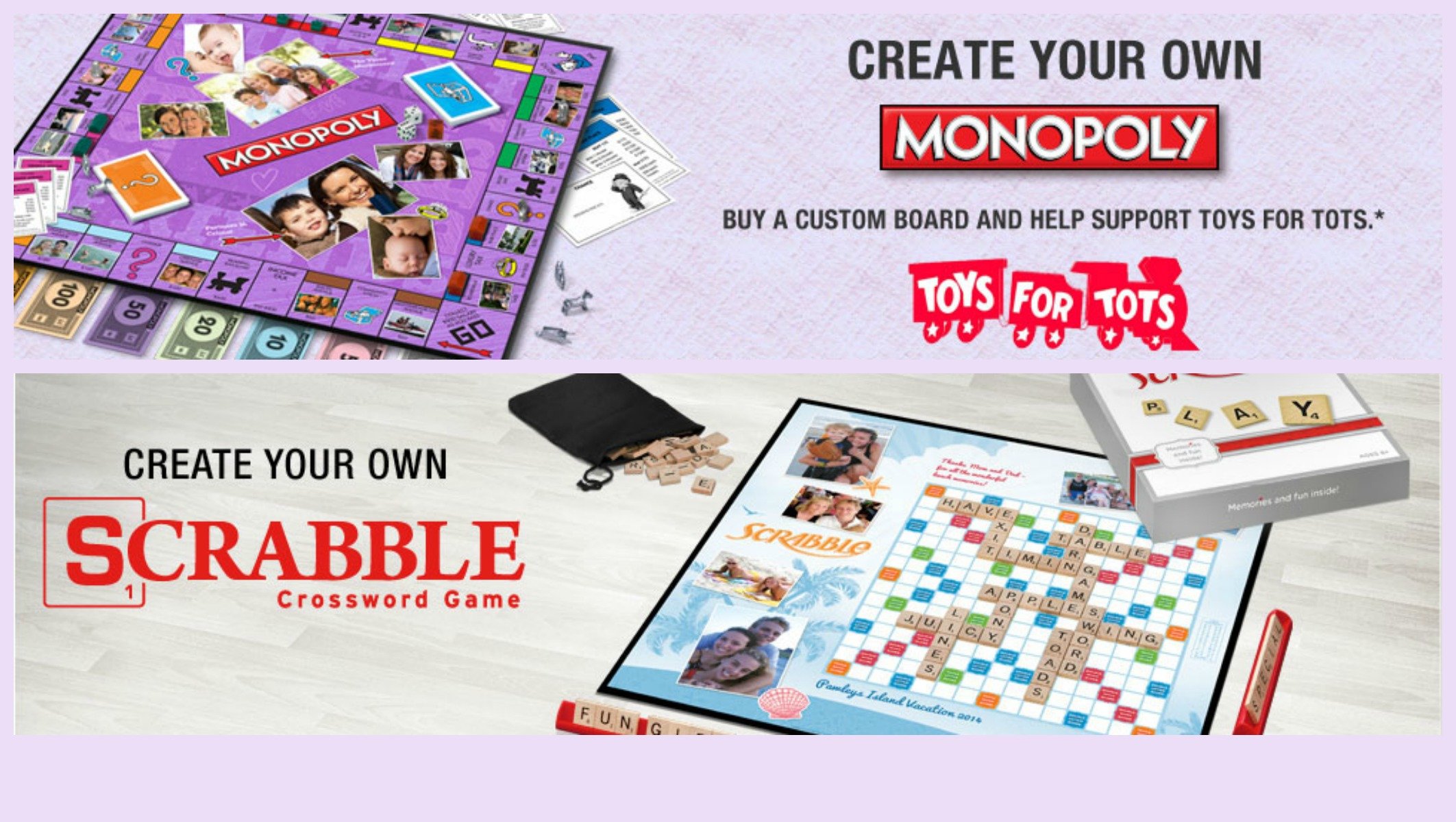 Custom Family Board Games