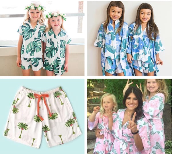 Summer Christmas Matching Family Pajamas