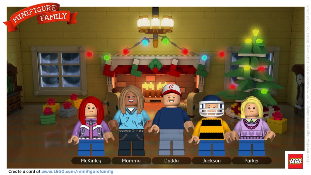 Free! Create a LEGO Family Postcard! Mommies with Cents
