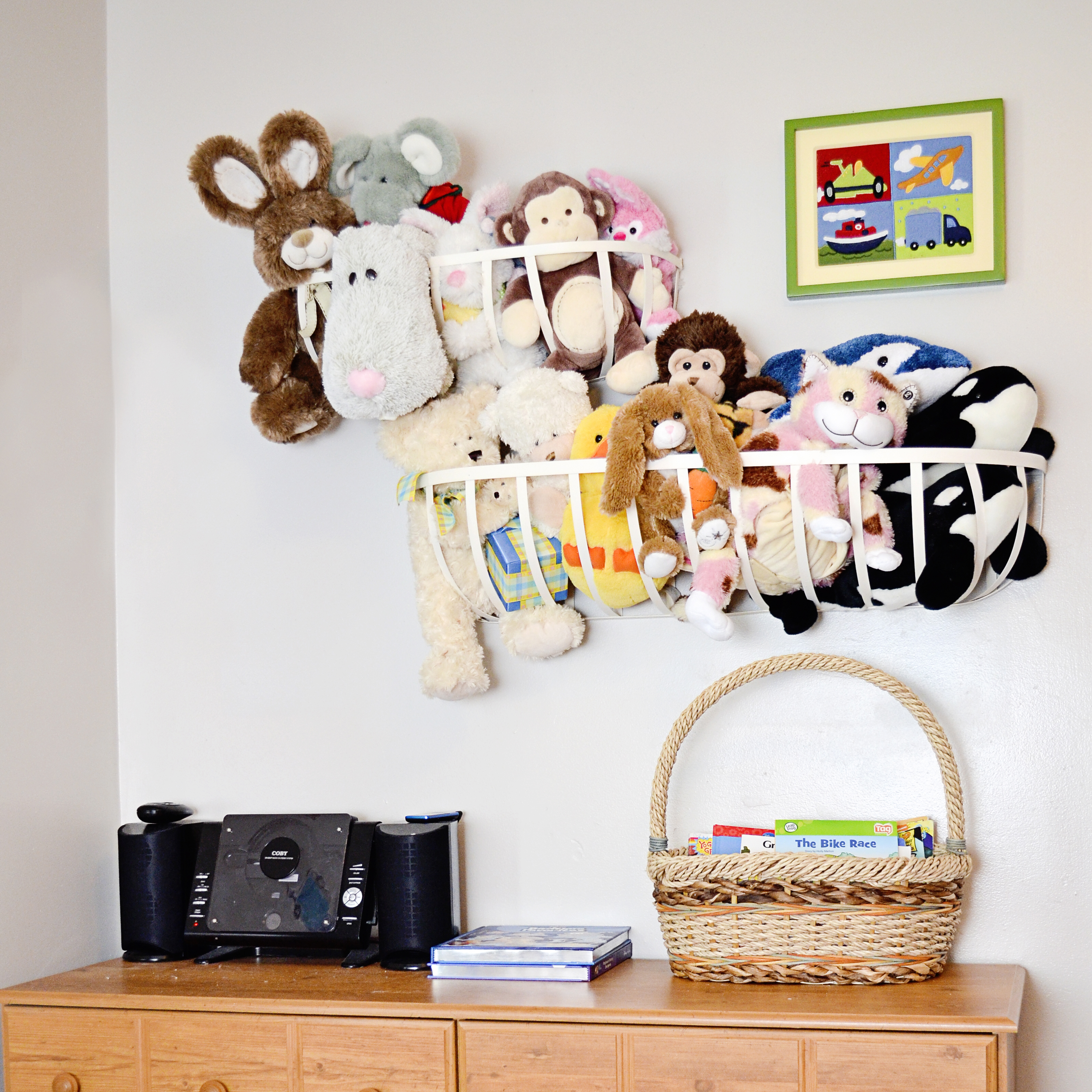 Stuffed Animal Toy Storage Baskets