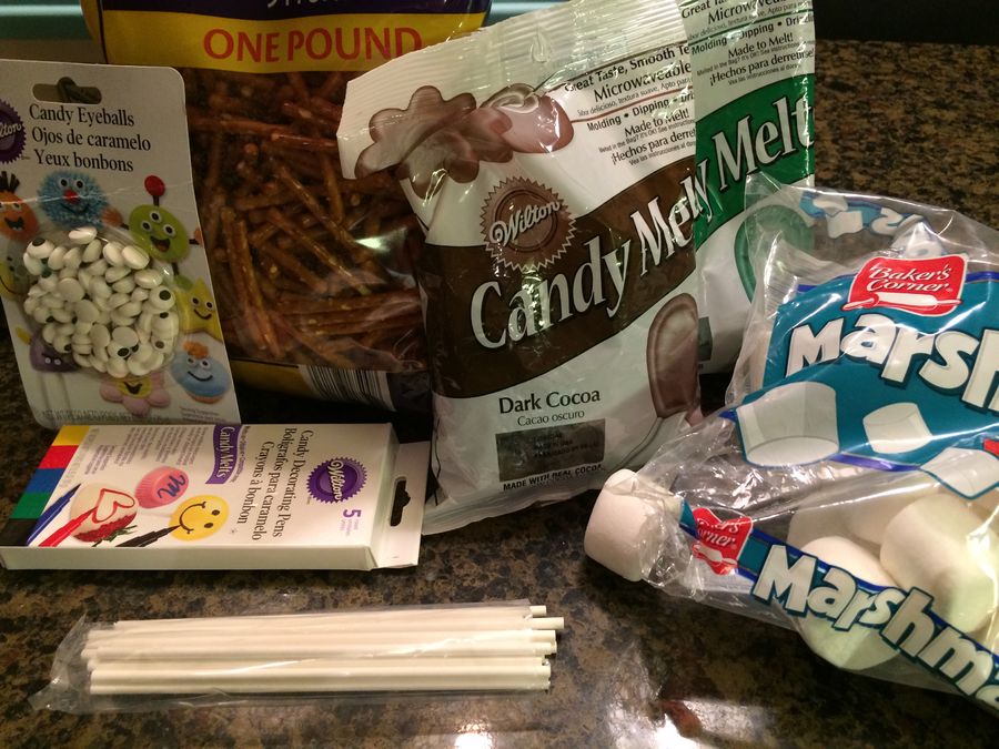 Frankenstein Marshmallow Pops Mommysavers