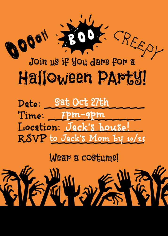 23 Best Ideas Halloween Birthday Party Invitation Ideas Home, Family, Style and Art Ideas