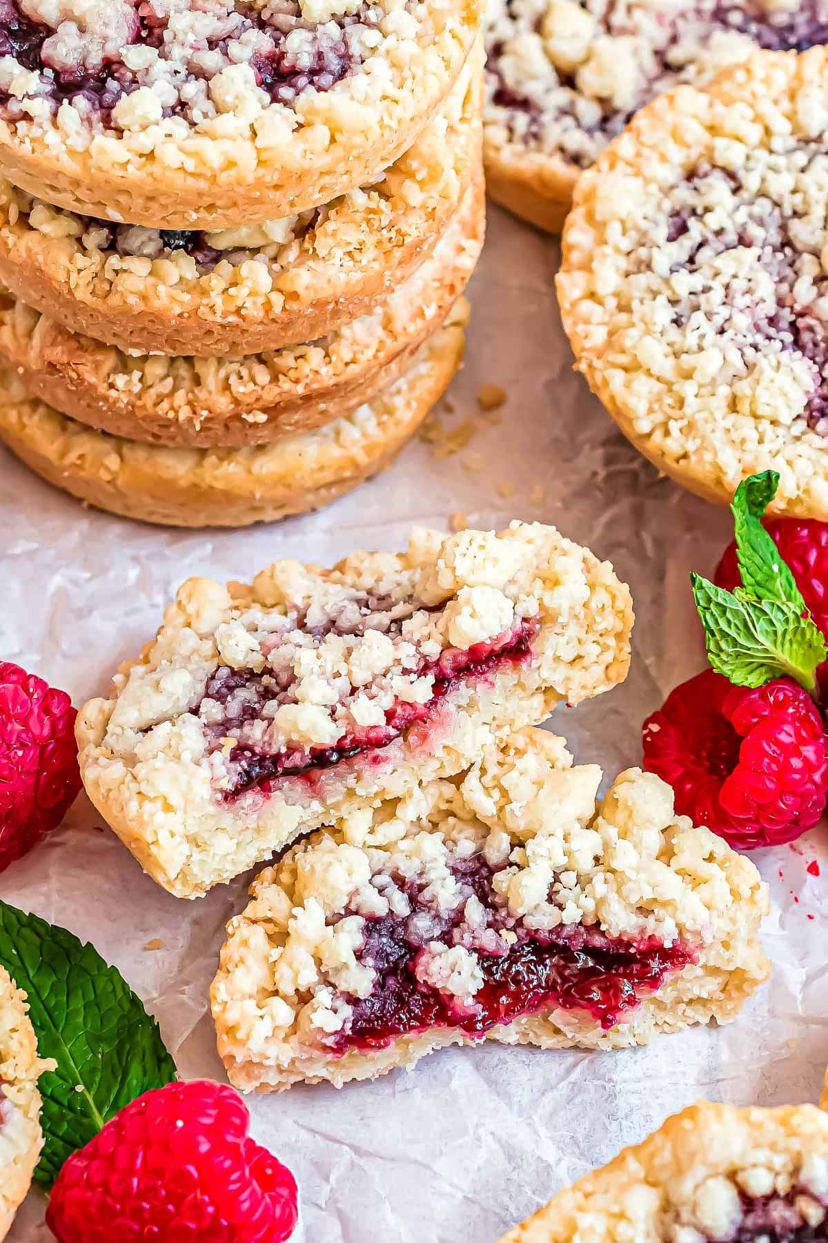 Raspberry Crumble Cookies (Costco Copycat) Mom On Timeout