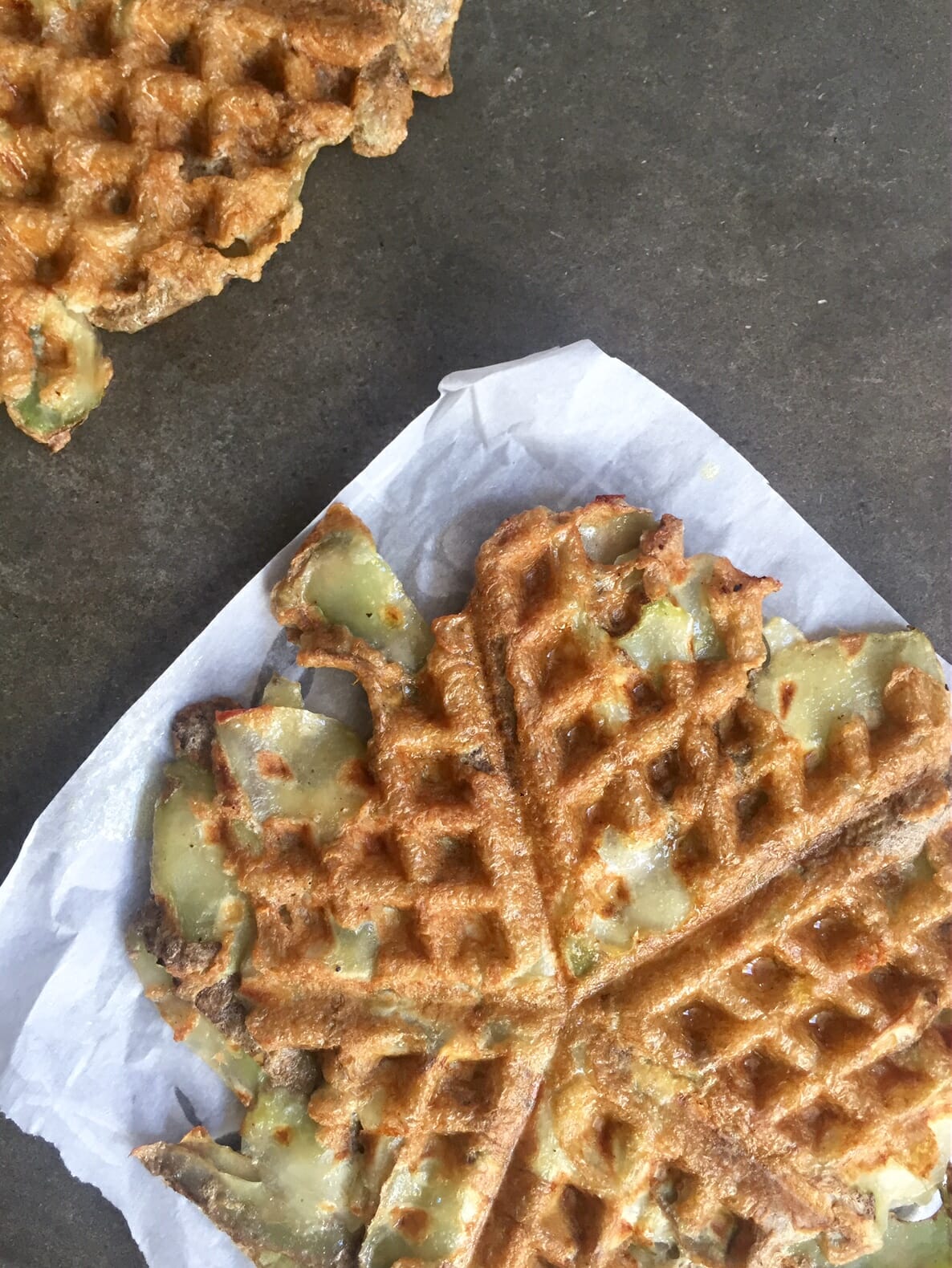 Waffle Iron Potato Peel Latkes Mom's Kitchen Handbook