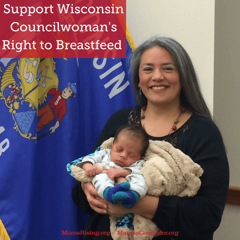We Stand Up For Eau Claire City Councilmember's Right to Breastfeed