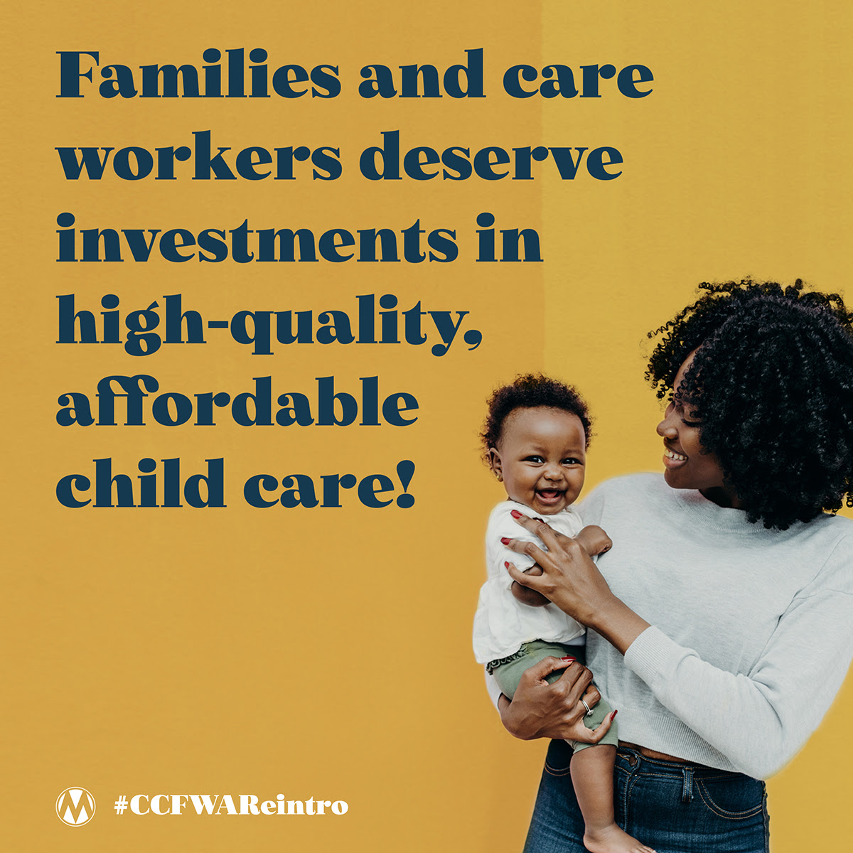 Tell Congress Working families need child care! MomsRising
