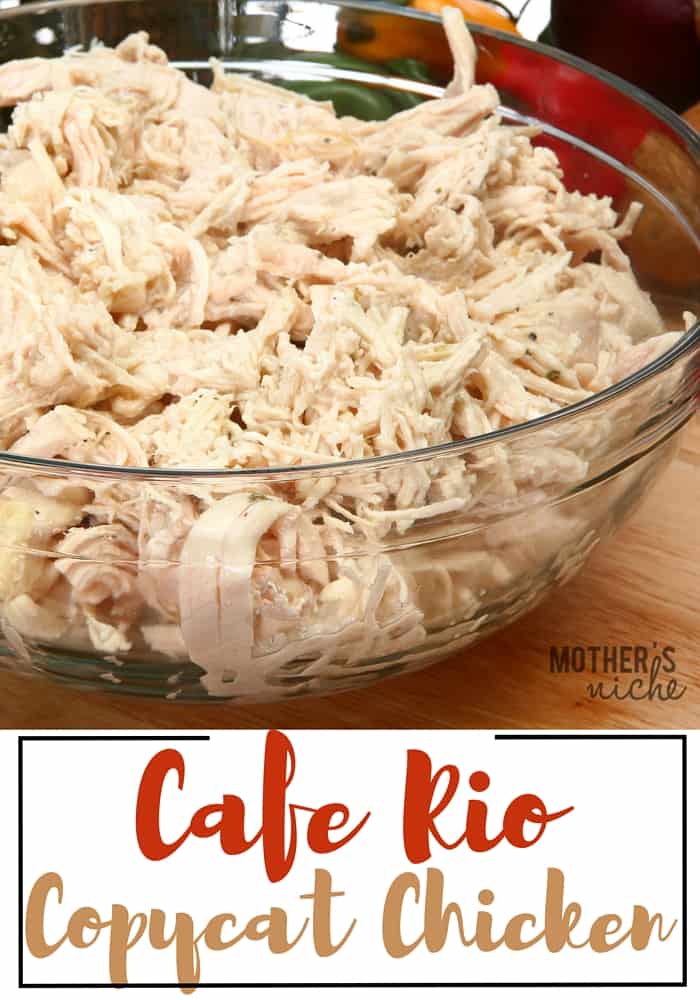 Copycat Cafe Rio Chicken Recipe (in the CrockPot)
