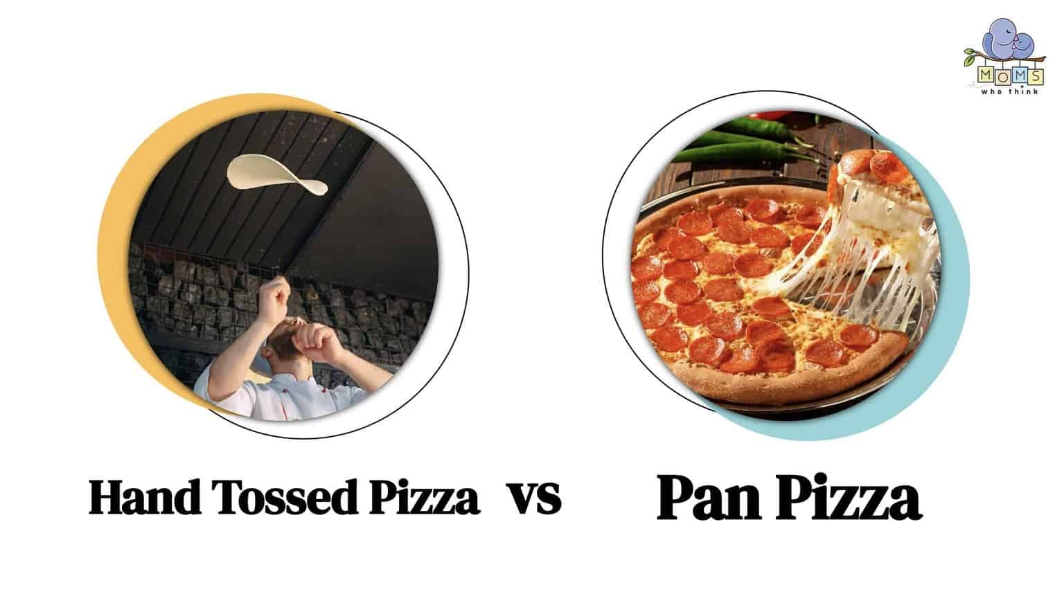 Hand Tossed vs. Pan Pizza Crust Thickness, Nutritional Differences