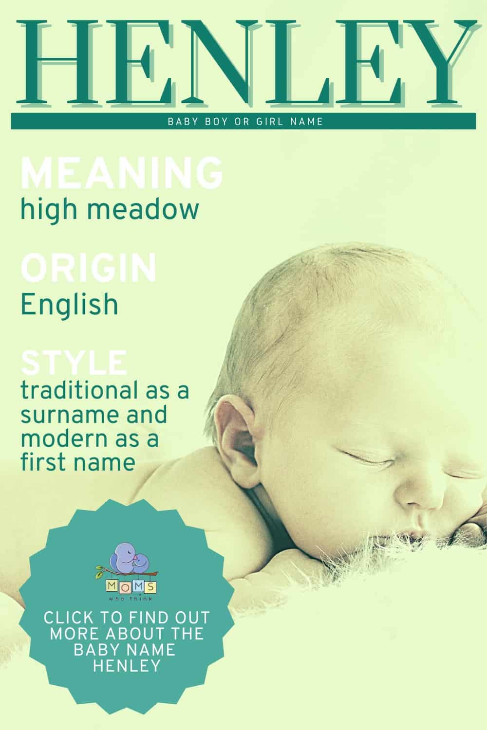 Henley Name Meaning & Origin Middle Names for Henley