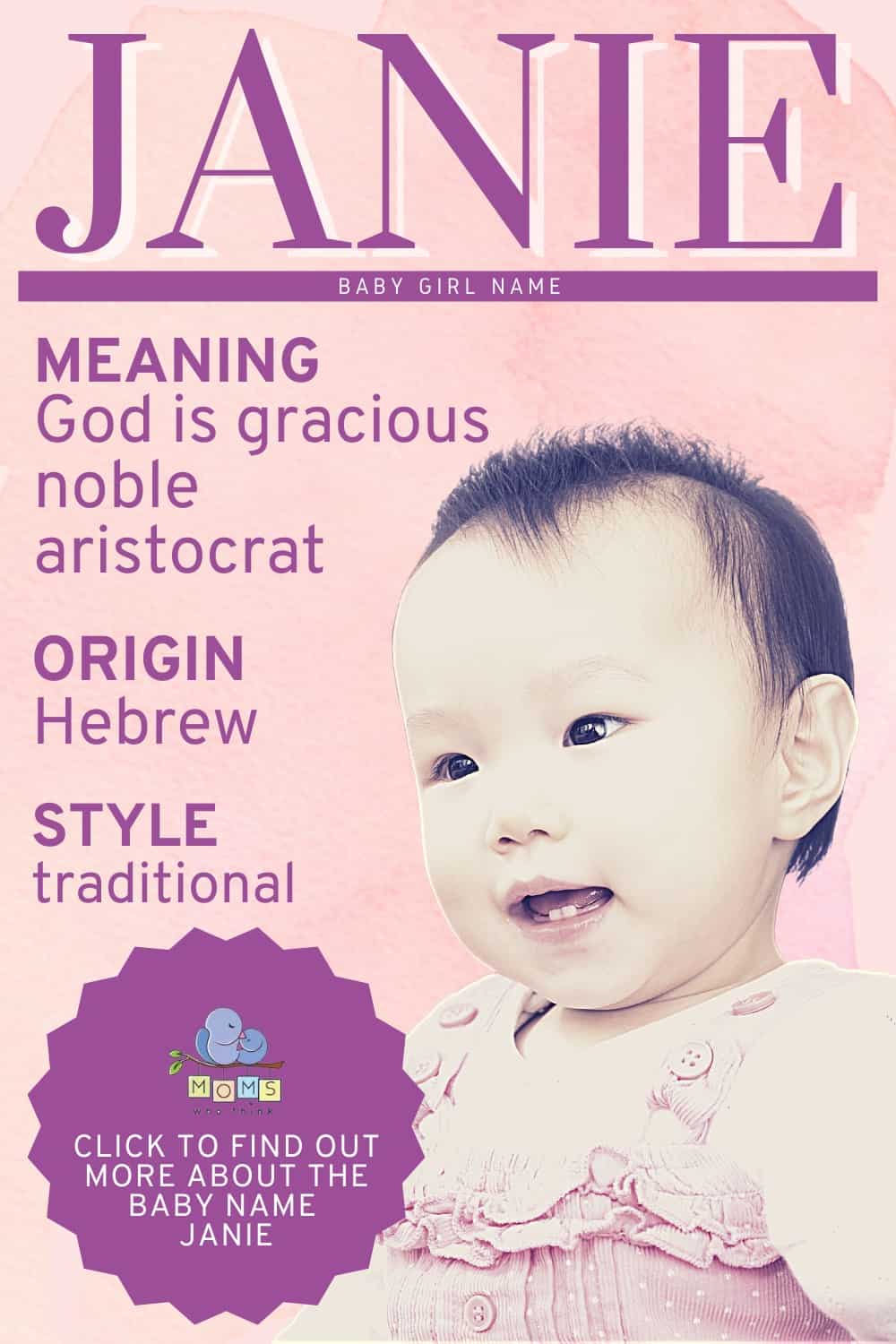 Janie Name Meaning & Origin Middle Names for Janie