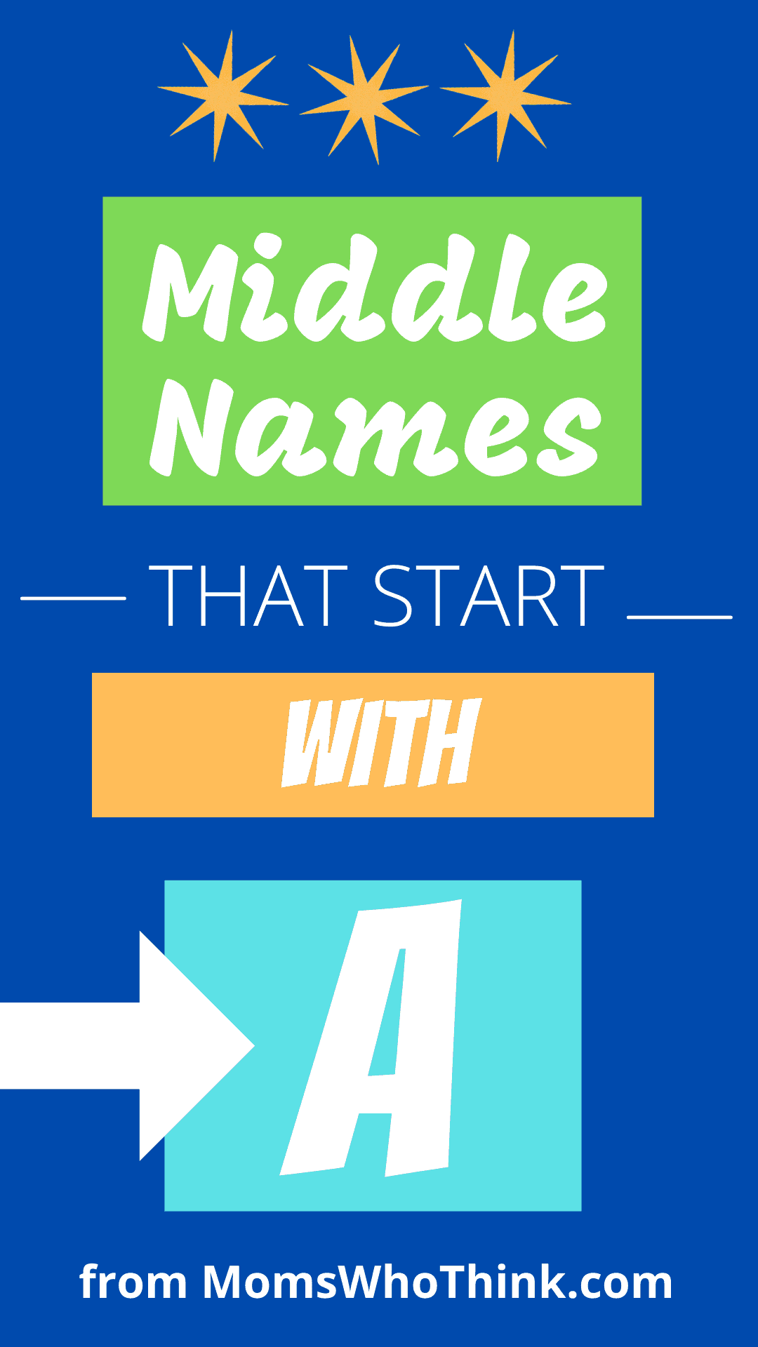 Middle Names That Start With A