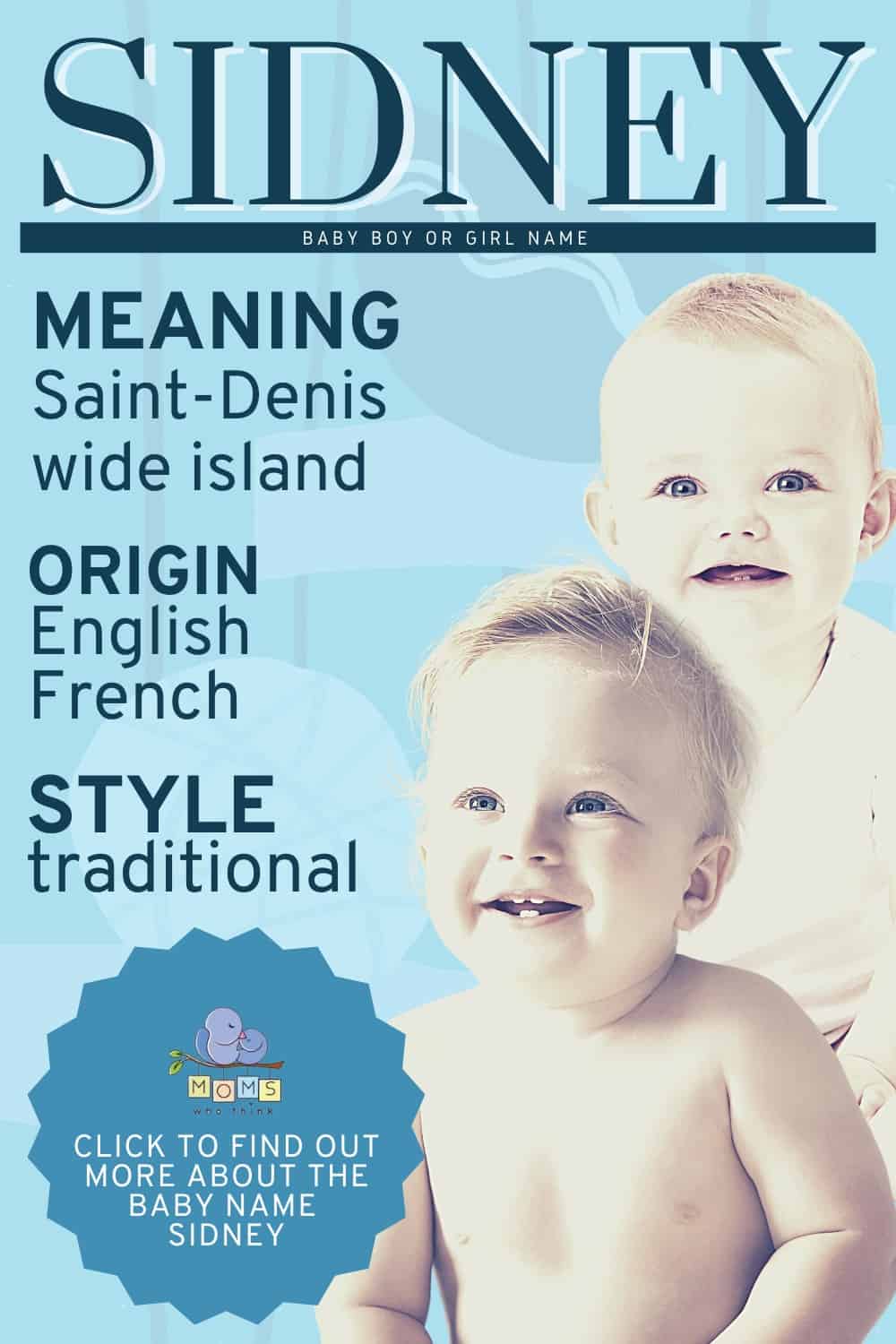 Sidney Name Meaning & Origin Middle Names for Sidney