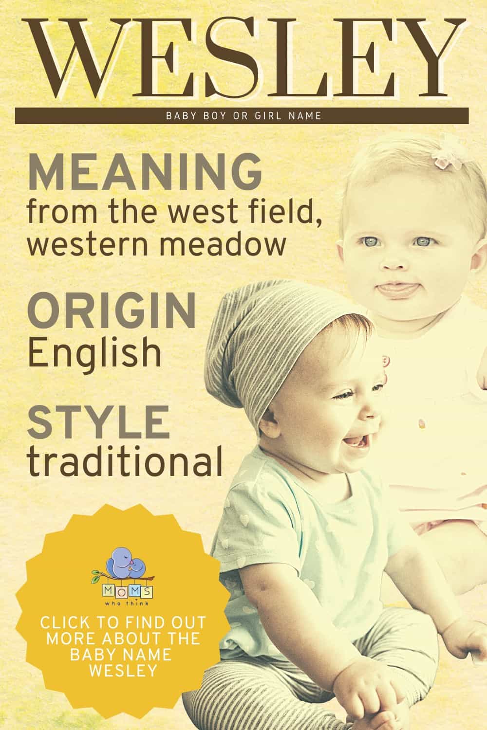 Wesley Name Meaning & Origin Middle Names for Wesley
