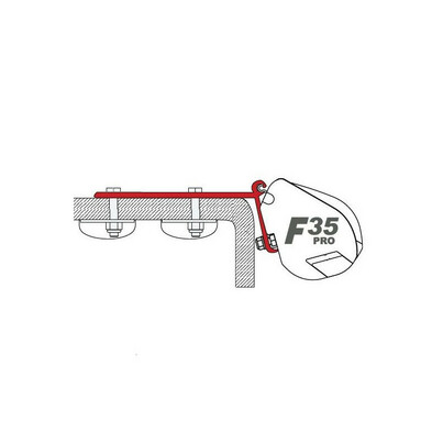 KIT ADAPTATEUR STORES F35/CARAVANSTORE INSTALLATION SUR GALERIE DE TOIT