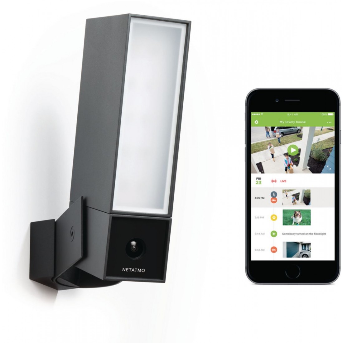 Caméra NETATMO Presence NETATMO Alarme et camera de surveillance