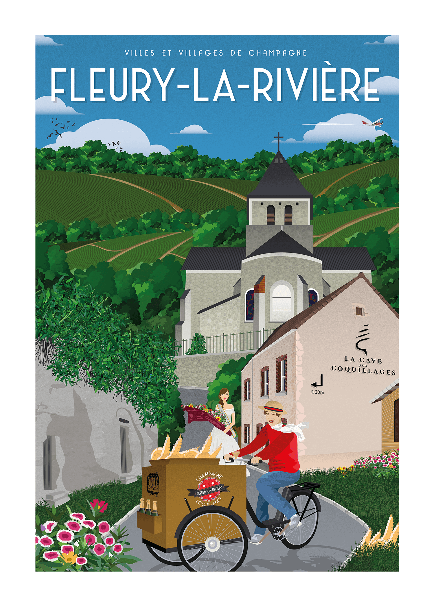 Affiche FleuryLaRivière Mon Affiche Adorée