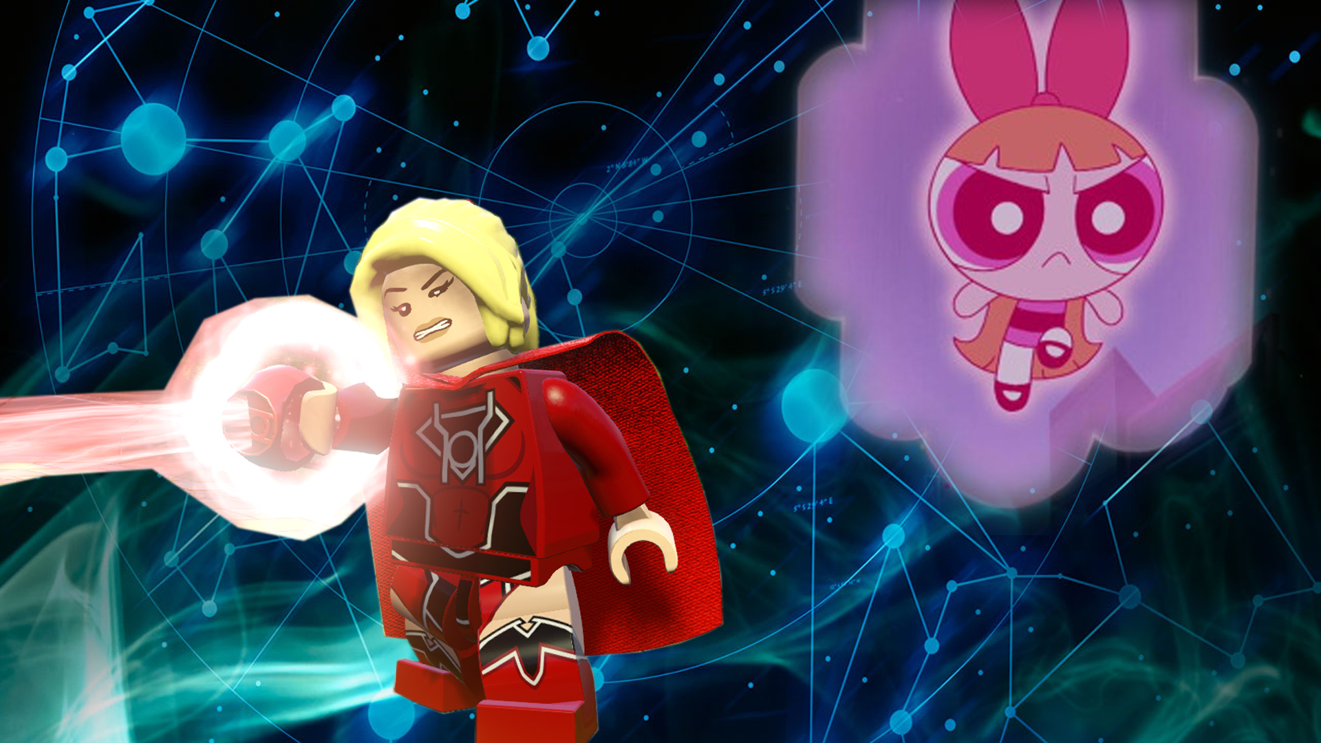 lego dimensions supergirl red lantern