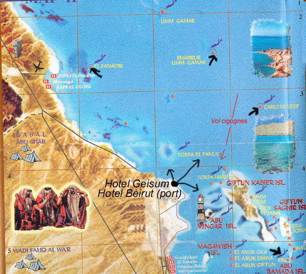 Pain Points À Hurghada Carte Touristique Galerie Photo Hurghada