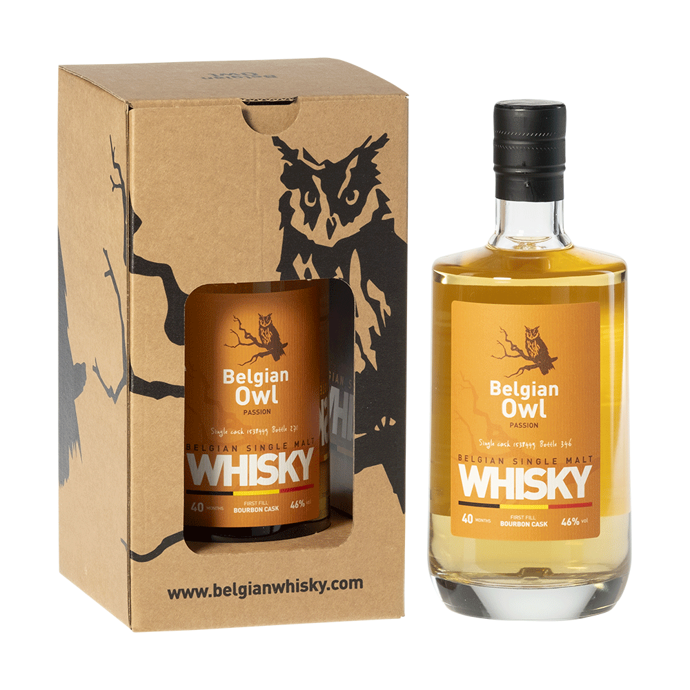 Belgian Owl Passion, Belgian Single Malt Whisky Grand Gold Quality