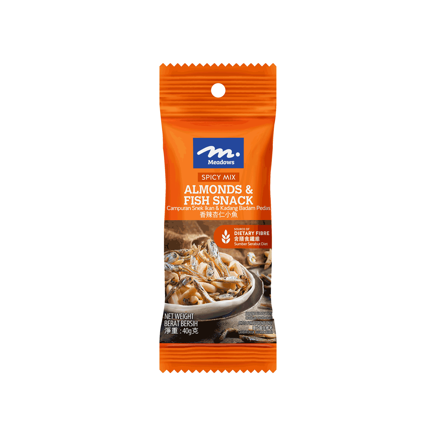 Spicy Mix Almonds & Fish Snack Gold Quality Award 2021 from Monde Selection