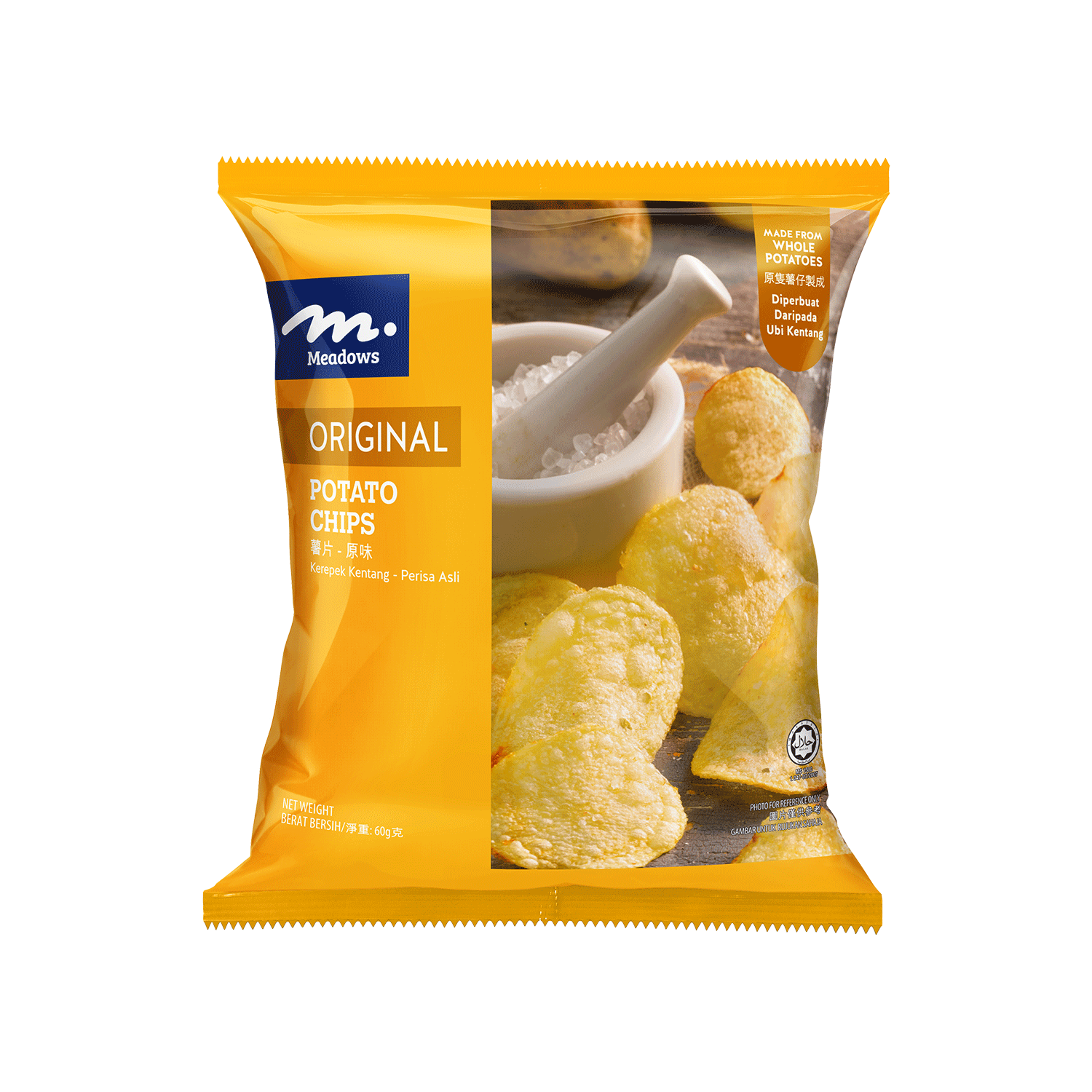 Original Potato Chips Silver Quality Award 2021 from Monde Selection