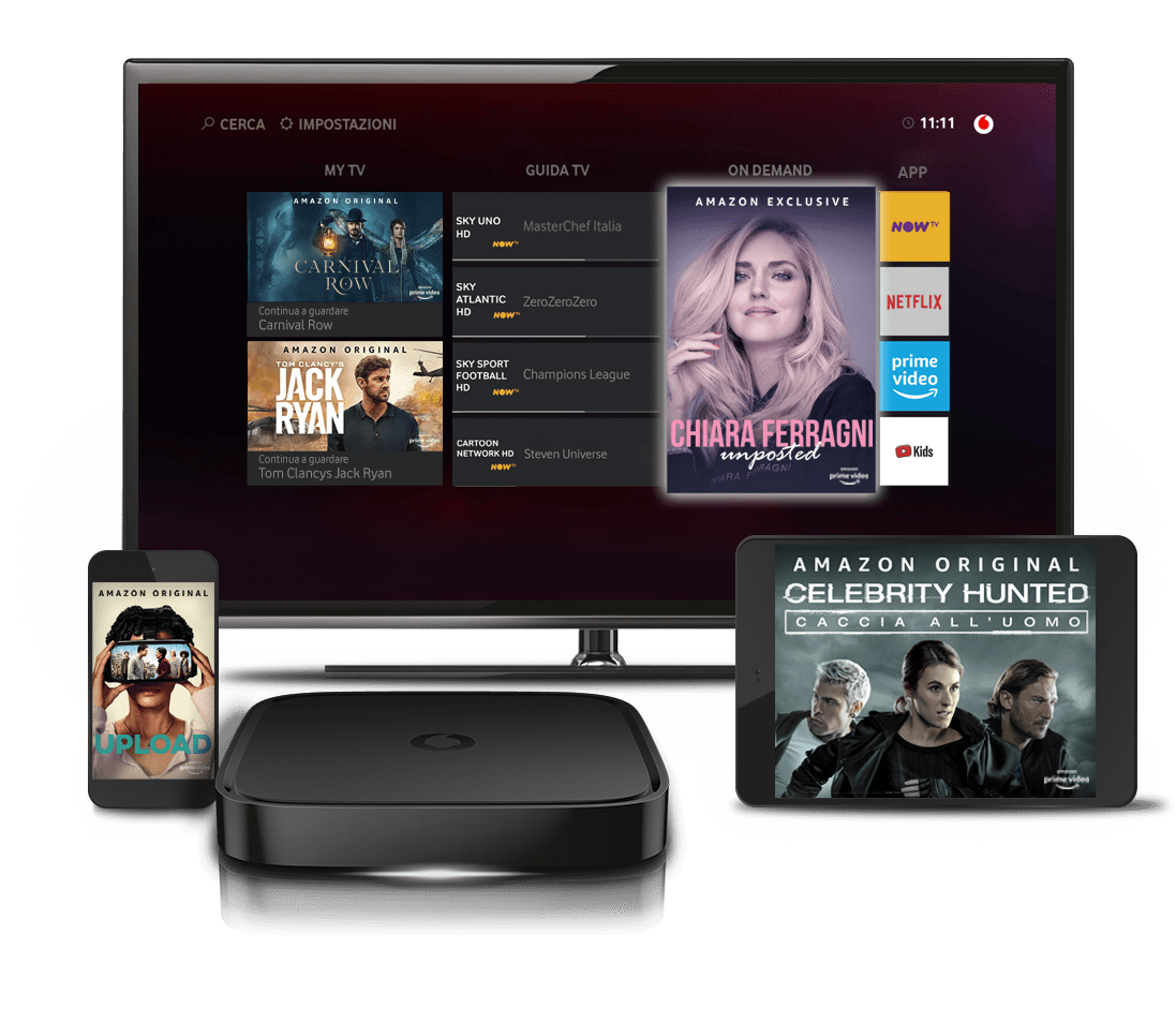 Vodafone TV l’app di Amazon Prime Video è ora disponibile