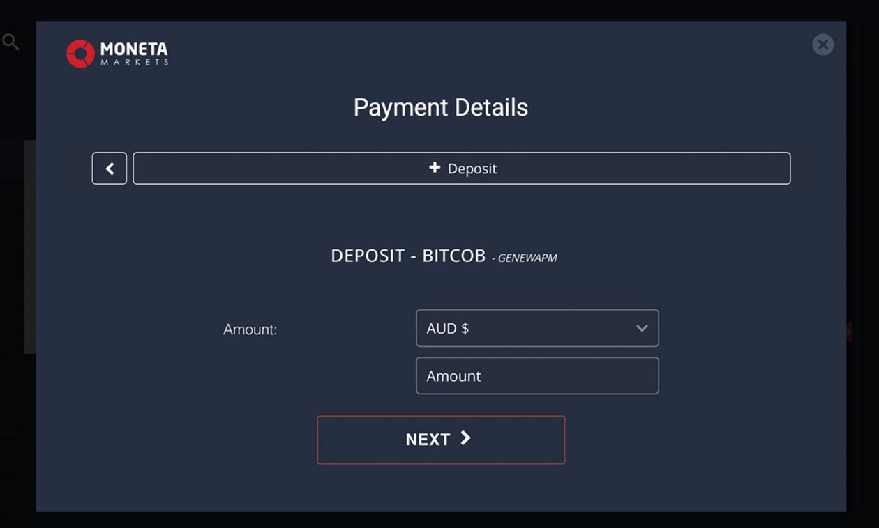 Crypto Deposit