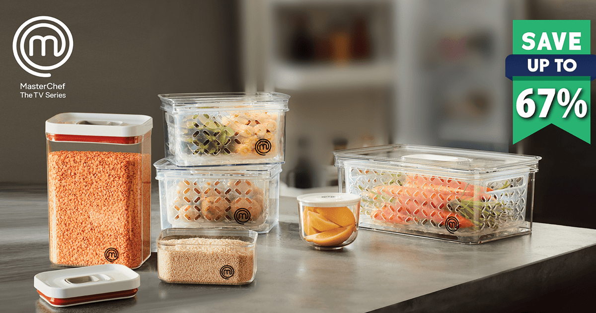 Redeem for MasterChef Food Storage Containers at Cold Storage from now