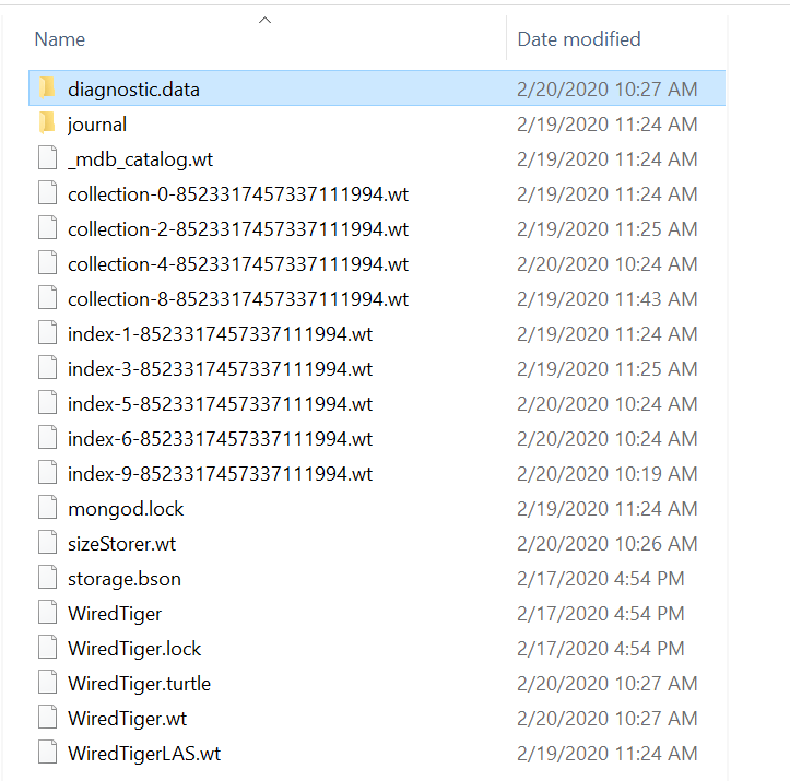 Where is my data stored? Ops and Admin MongoDB Developer Community