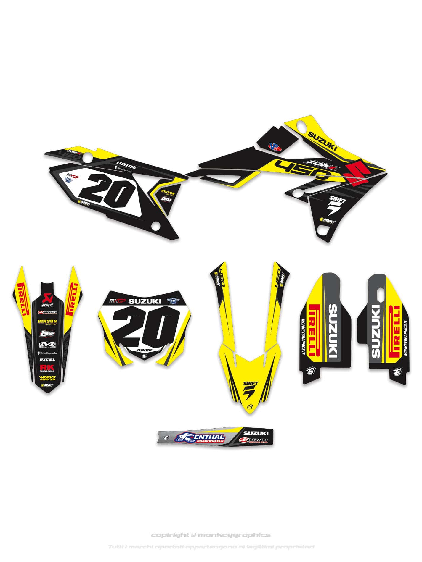 SUZUKI_RACER_KIT Monkey Graphics
