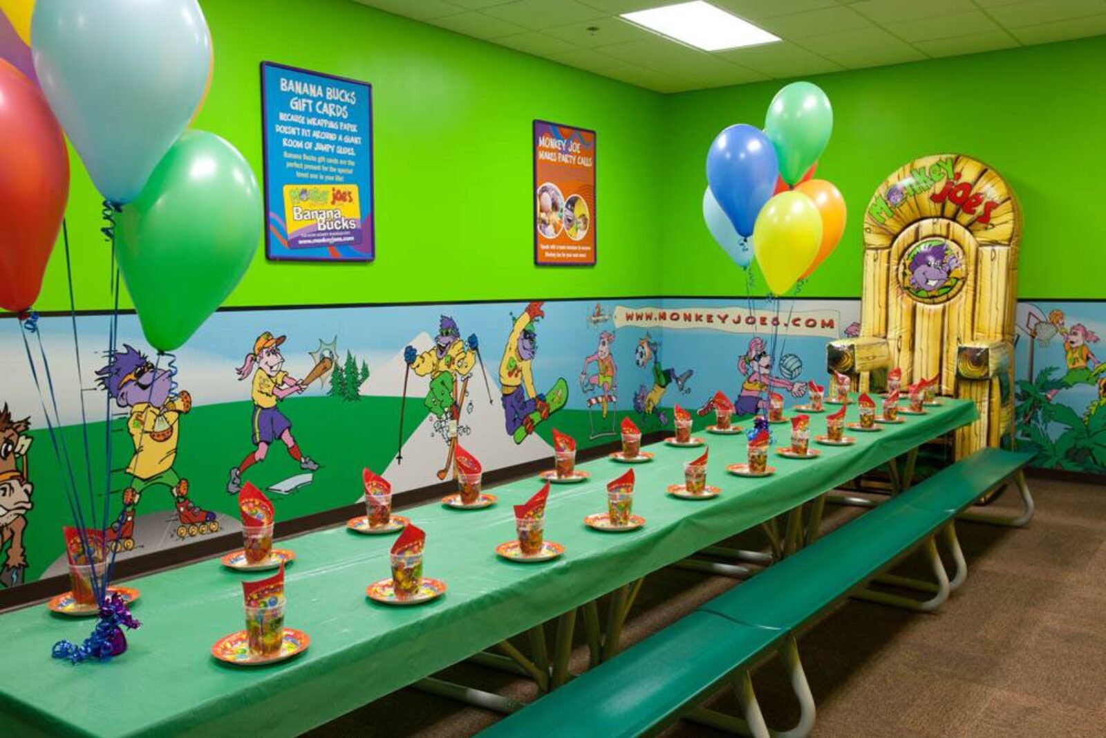 Kids Birthday Parties Monkey Joe's