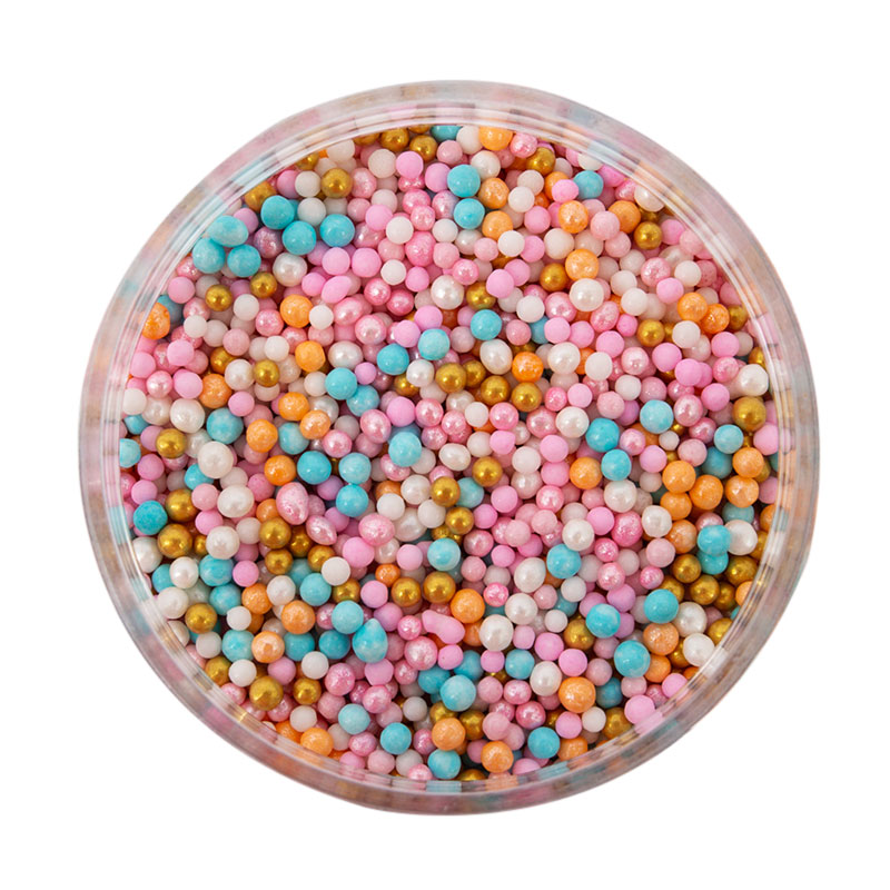 Edible Sprinkles Mix 100g Pink, Blue & Gold The Monkey Tree