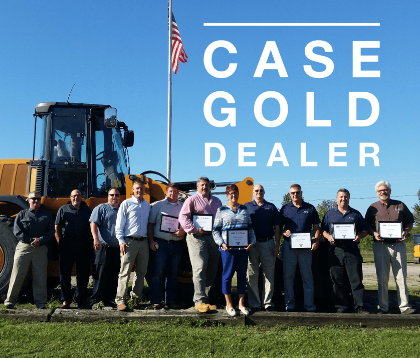 Construction Division earns Case's 2016 Gold Dealer Award