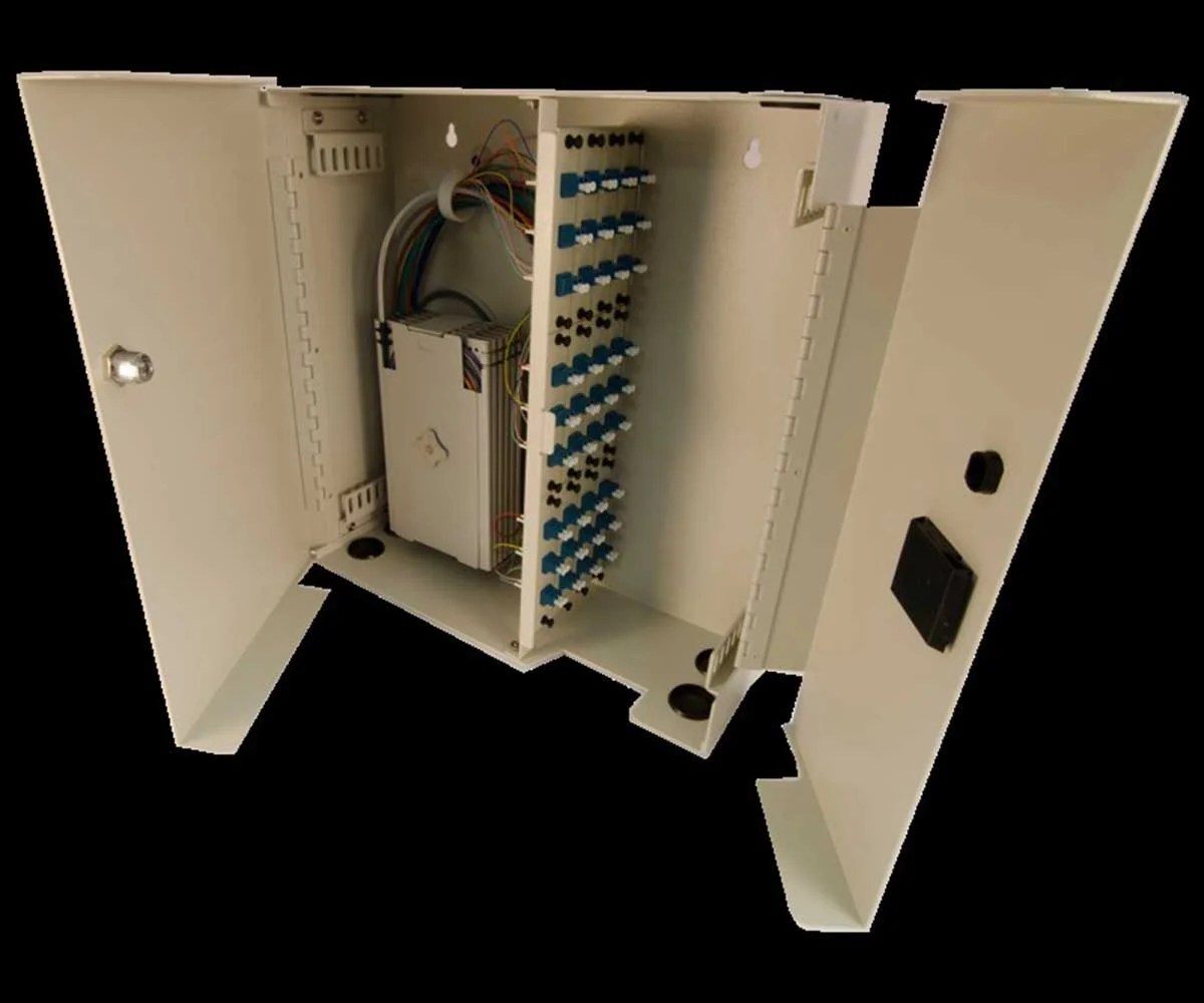 144 Fiber Wallmount Splice & Term Panel Montclair Fiber