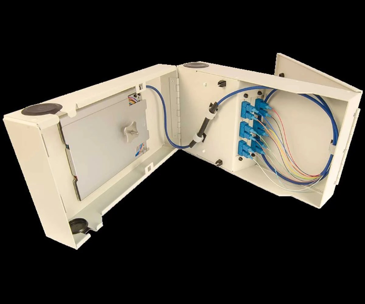 24 Fiber Wallmount Splice & Term Panel Montclair Fiber