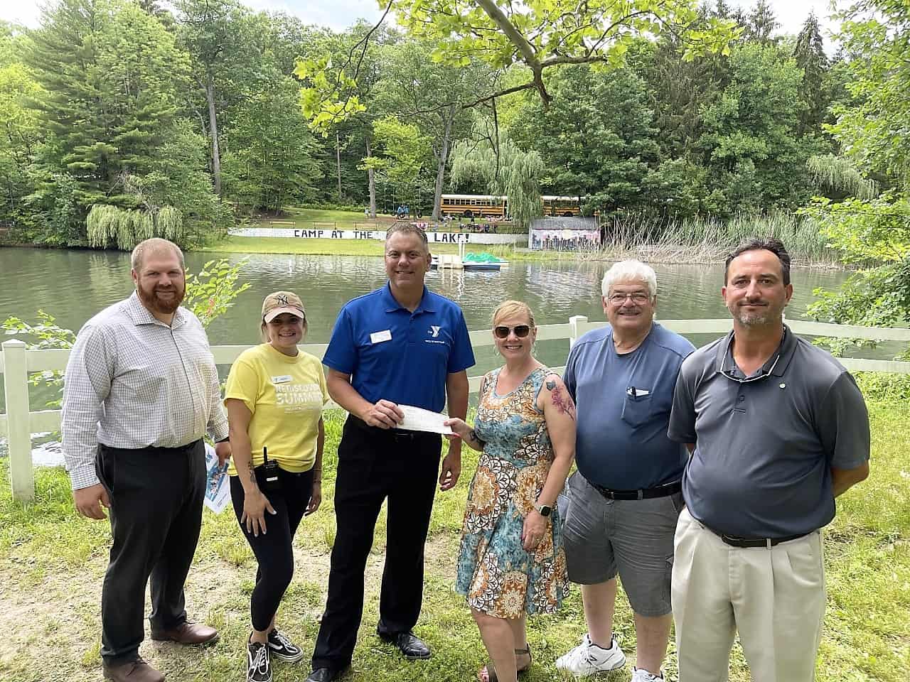West Milford Rotary Club Donates to YMCA Camp at the Lake Campaign