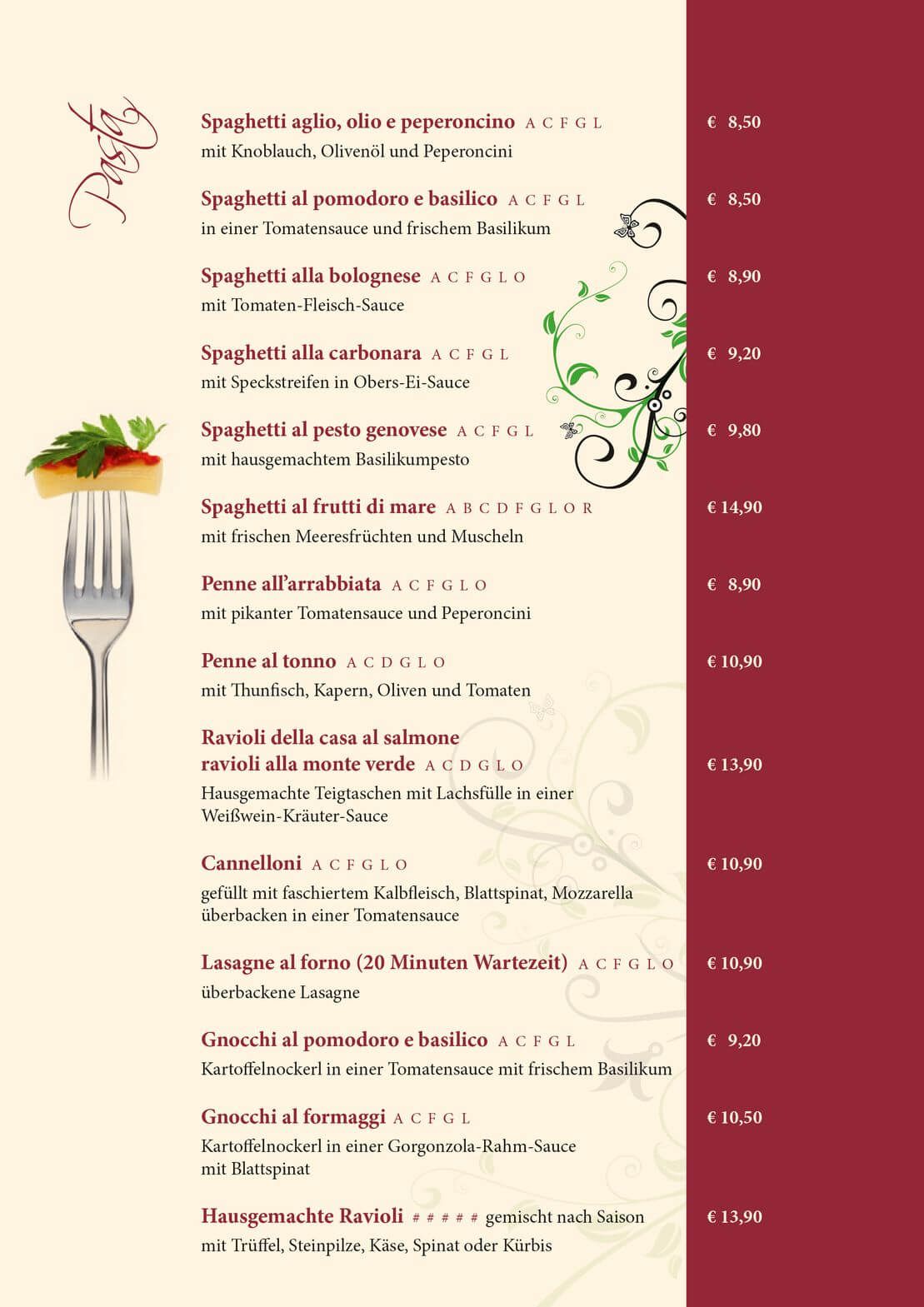 Pasta Monte Verde GmbH Ihr italienisches mediterranes Restaurant in Linz