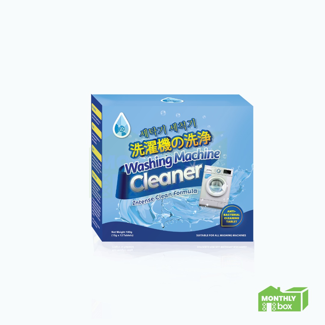 Krystal Washing Machine Cleaner (12 Tablets) Monthlybox.sg