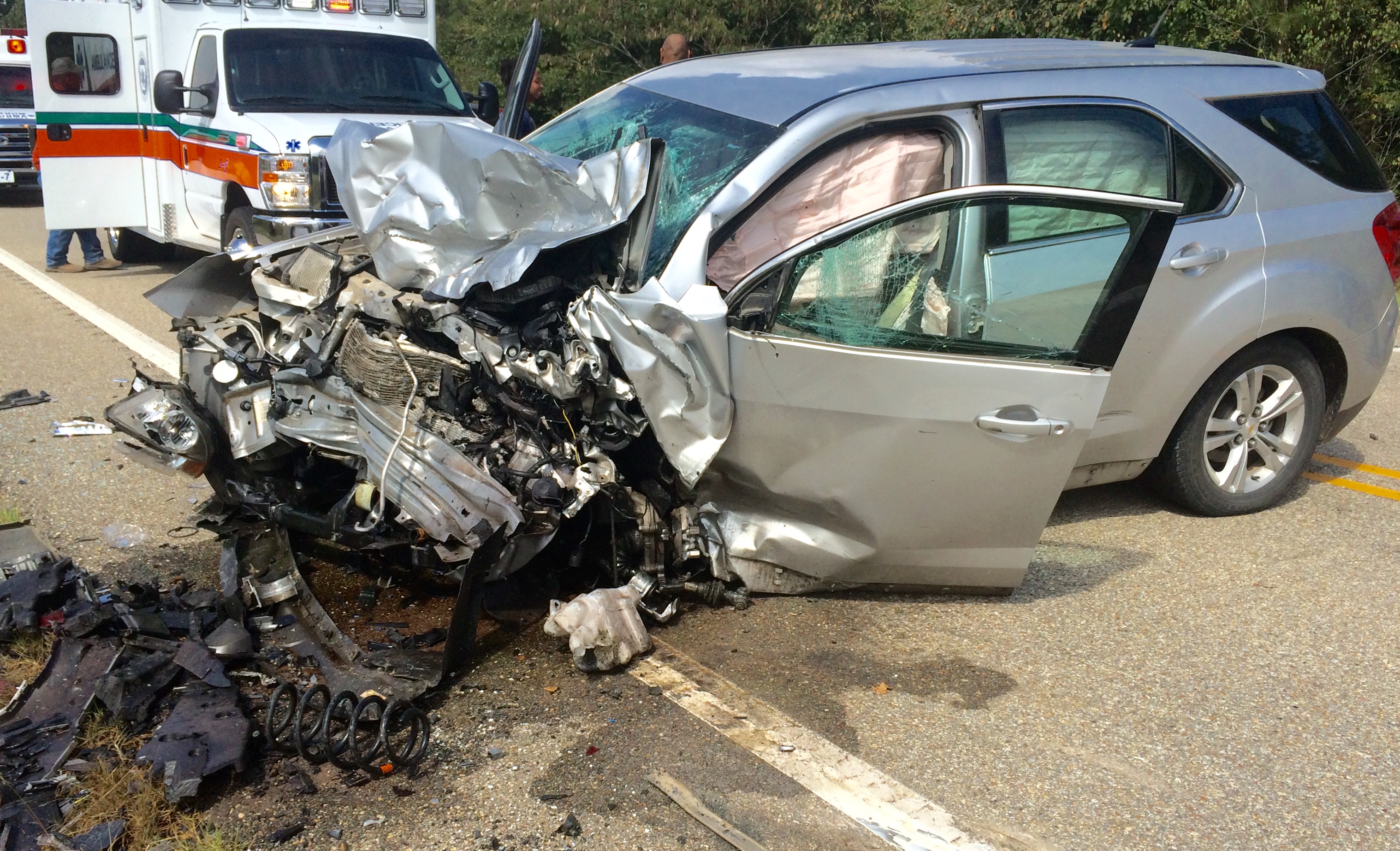 3 Car Crash Closes 278, between Tillar & McGehee Monticello Live