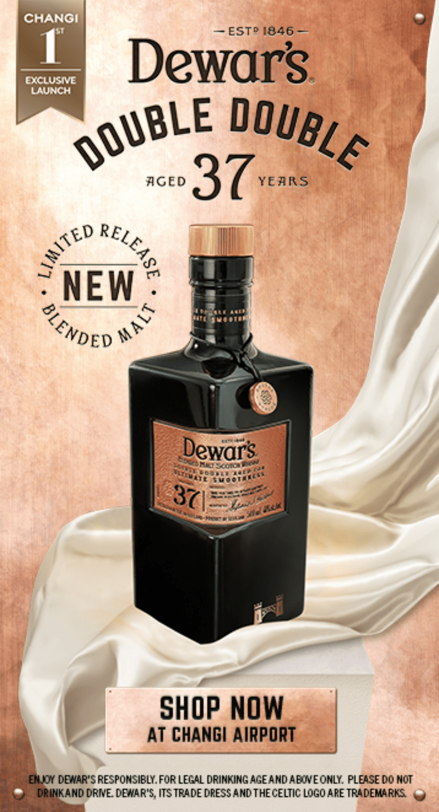 Dewar’s Double Double 37 Year Old debuts with worldexclusive popup at