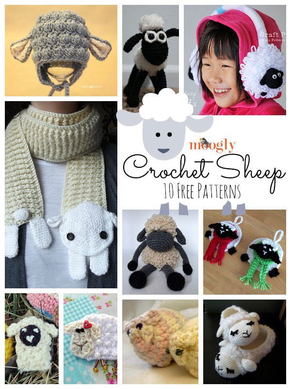 Mary Had a Little Lamb, and 10 Free Crochet Sheep Patterns! moogly