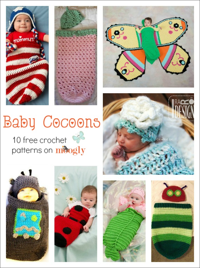 All Wrapped Up 10 Free Crochet Baby Cocoon Patterns!