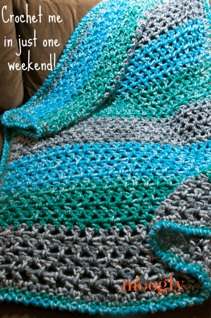 Free Crochet Pattern Weekend Weather Afghan moogly