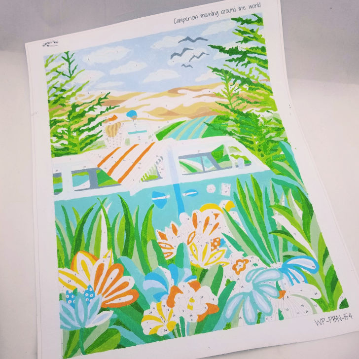 Winnie's Picks Paint by Number Review and Giveaway moogly