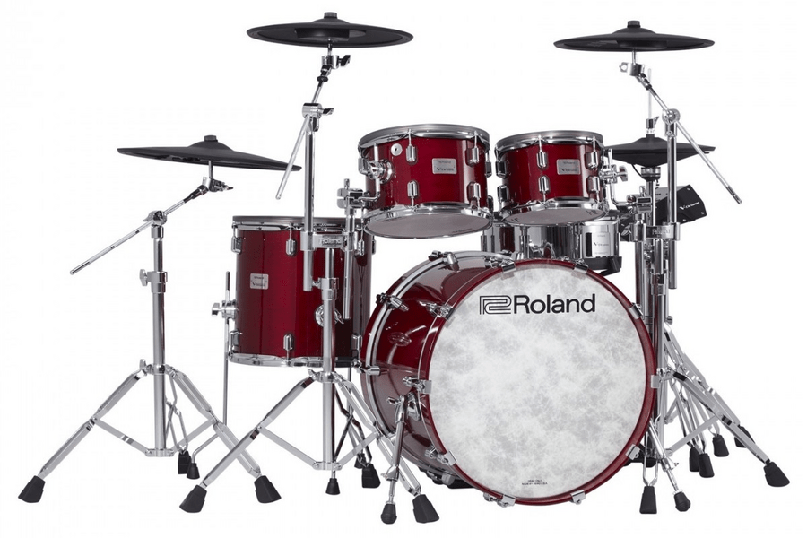 Roland VAD706 Electric Drum Kit Cherry Gloss Mooloolaba Music Australia