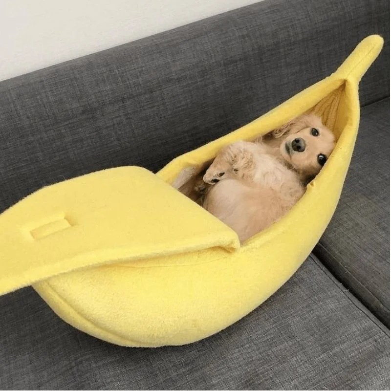 Banana Dog Bed Moonqo Store
